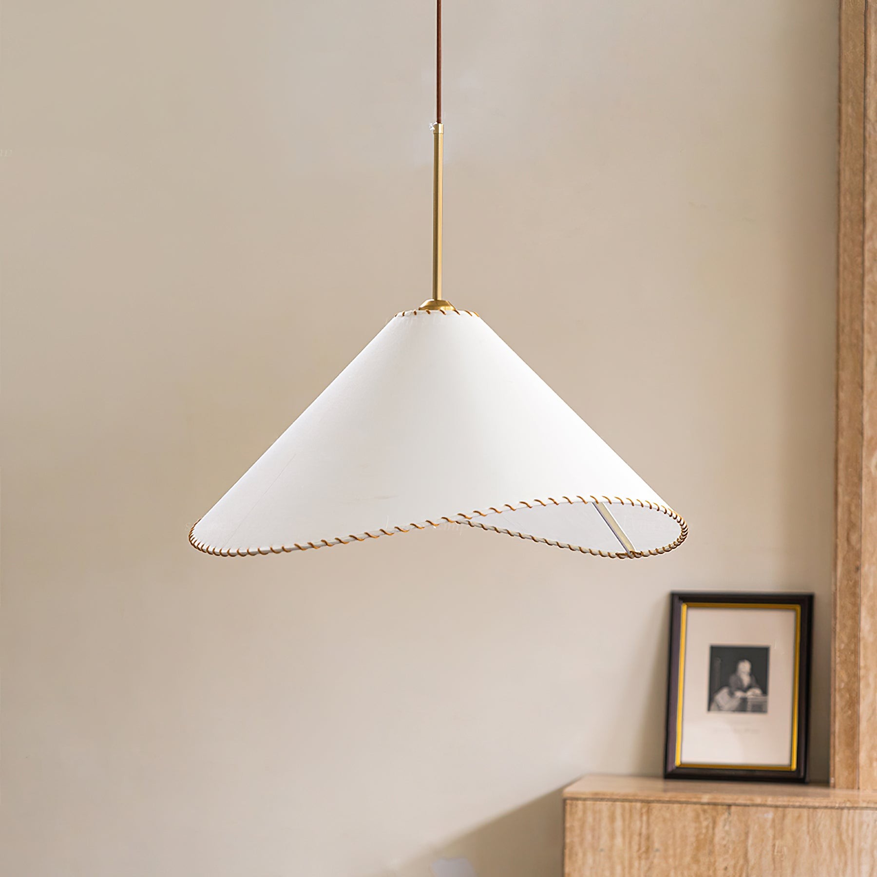 Twisted Shade Fabric Pendant Lamp M504