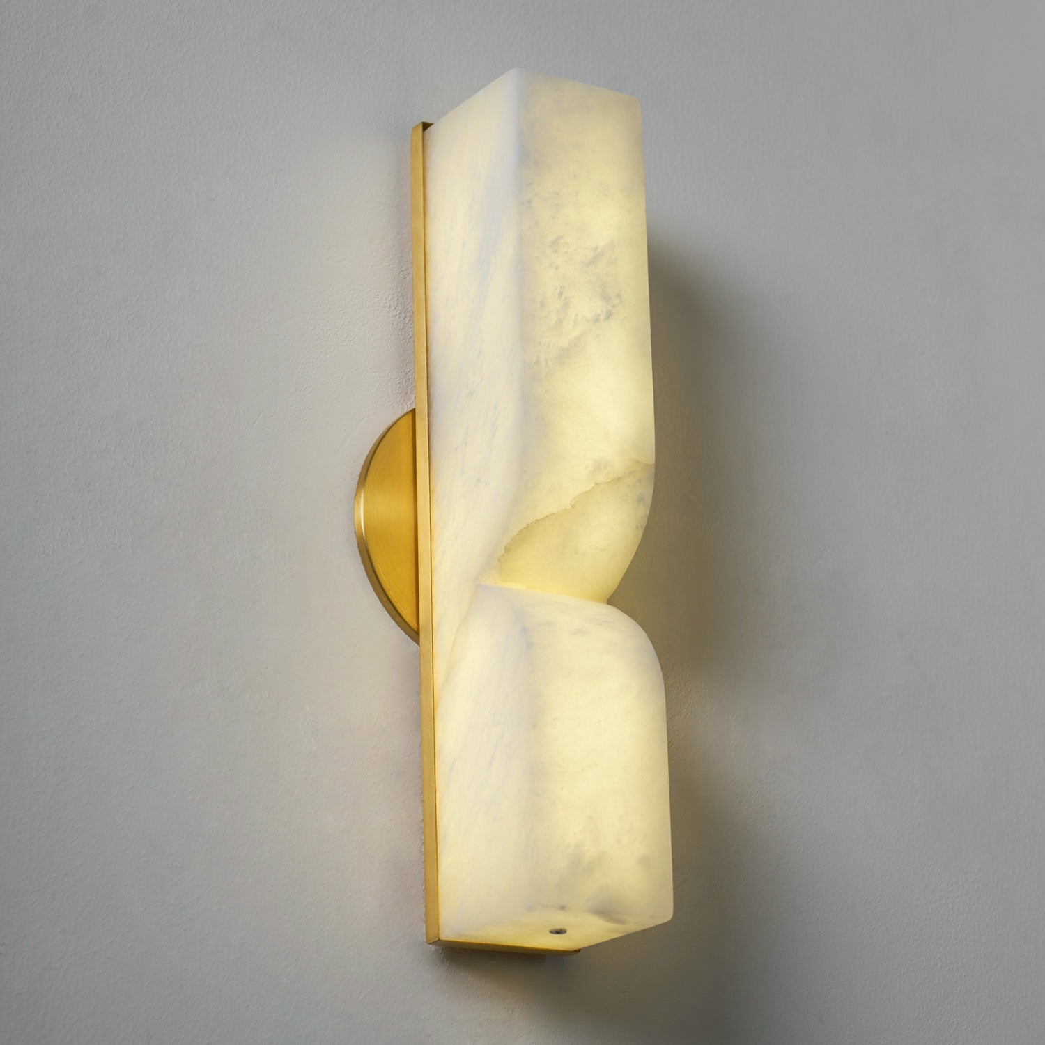 Rectangular Alabaster Wall Lamp D639