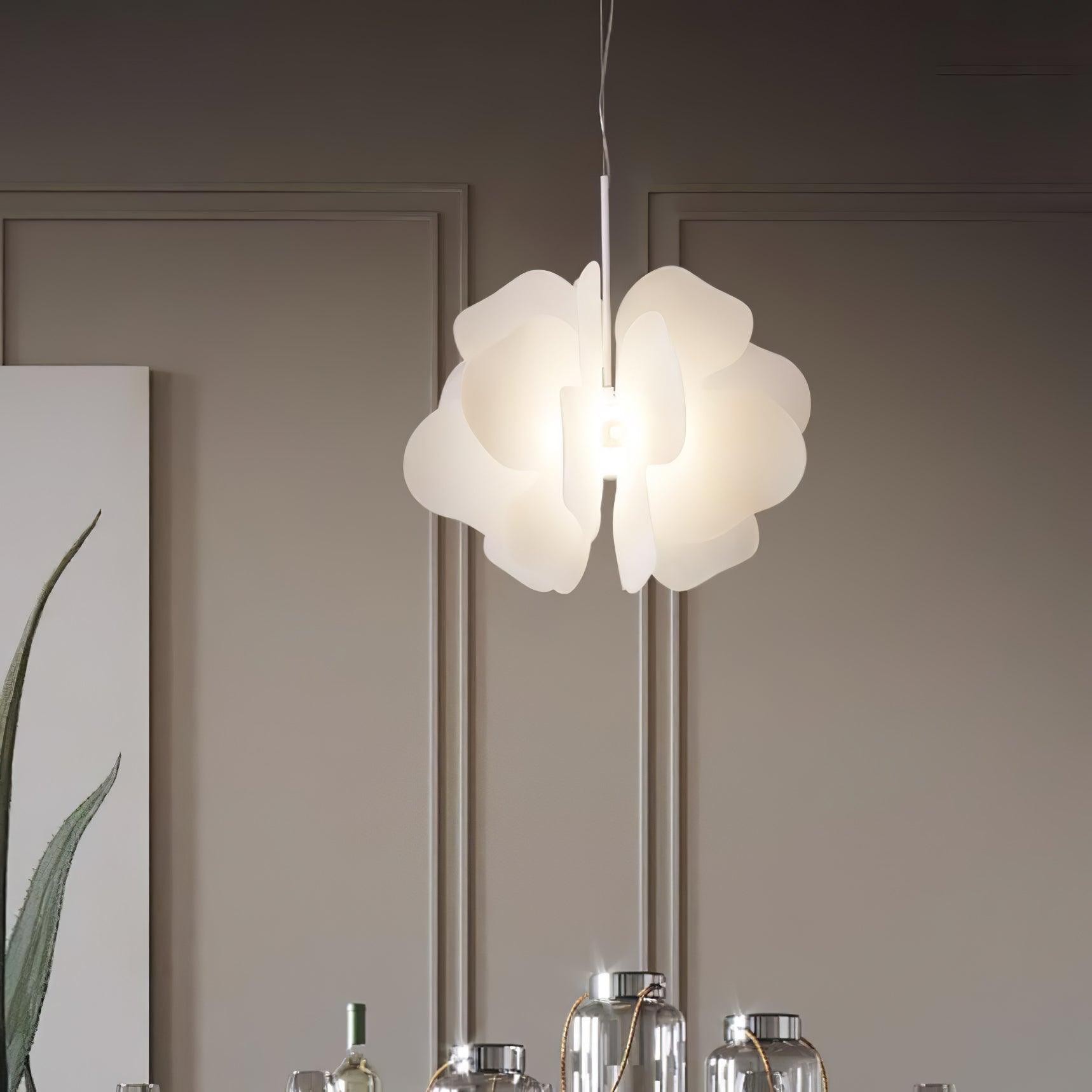 Modern Plastic Flower Design Pendant Lamp M43