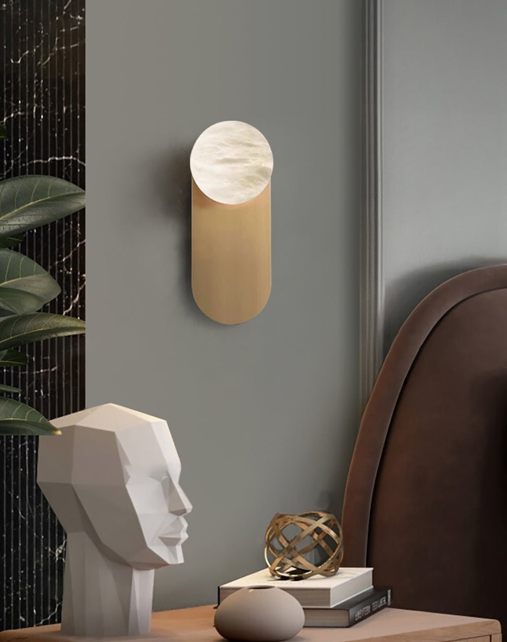 Adrion Alabaster Wall Light D374