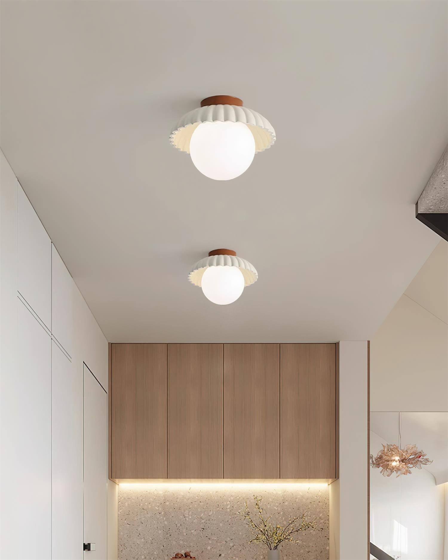 Alien Cream Style Ceiling Light M178