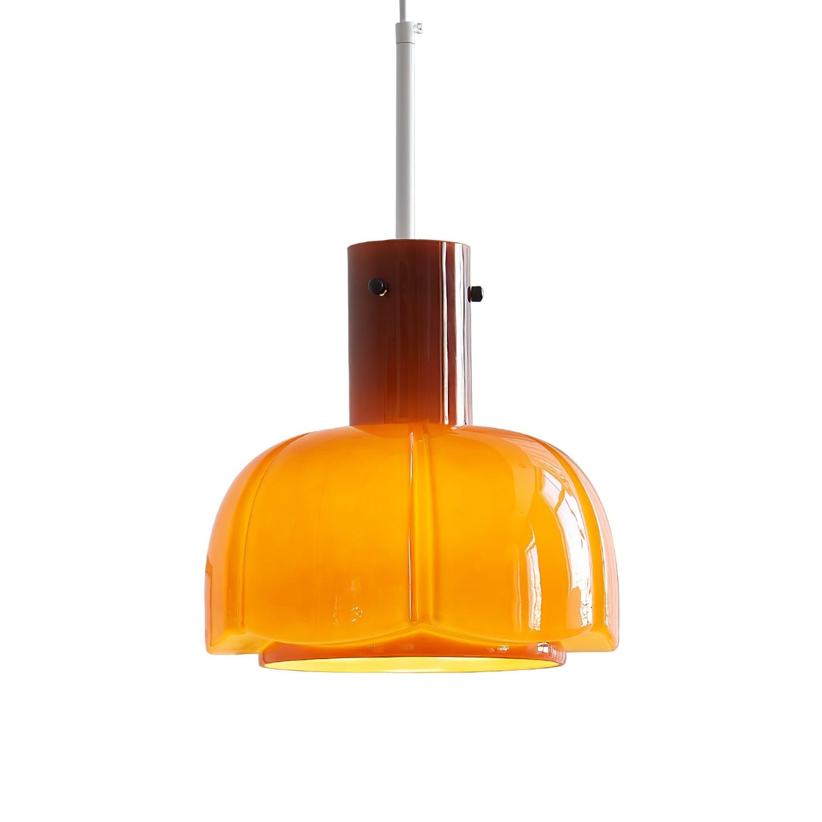 Medieval Style Glass Bud Pendant Lamp M457