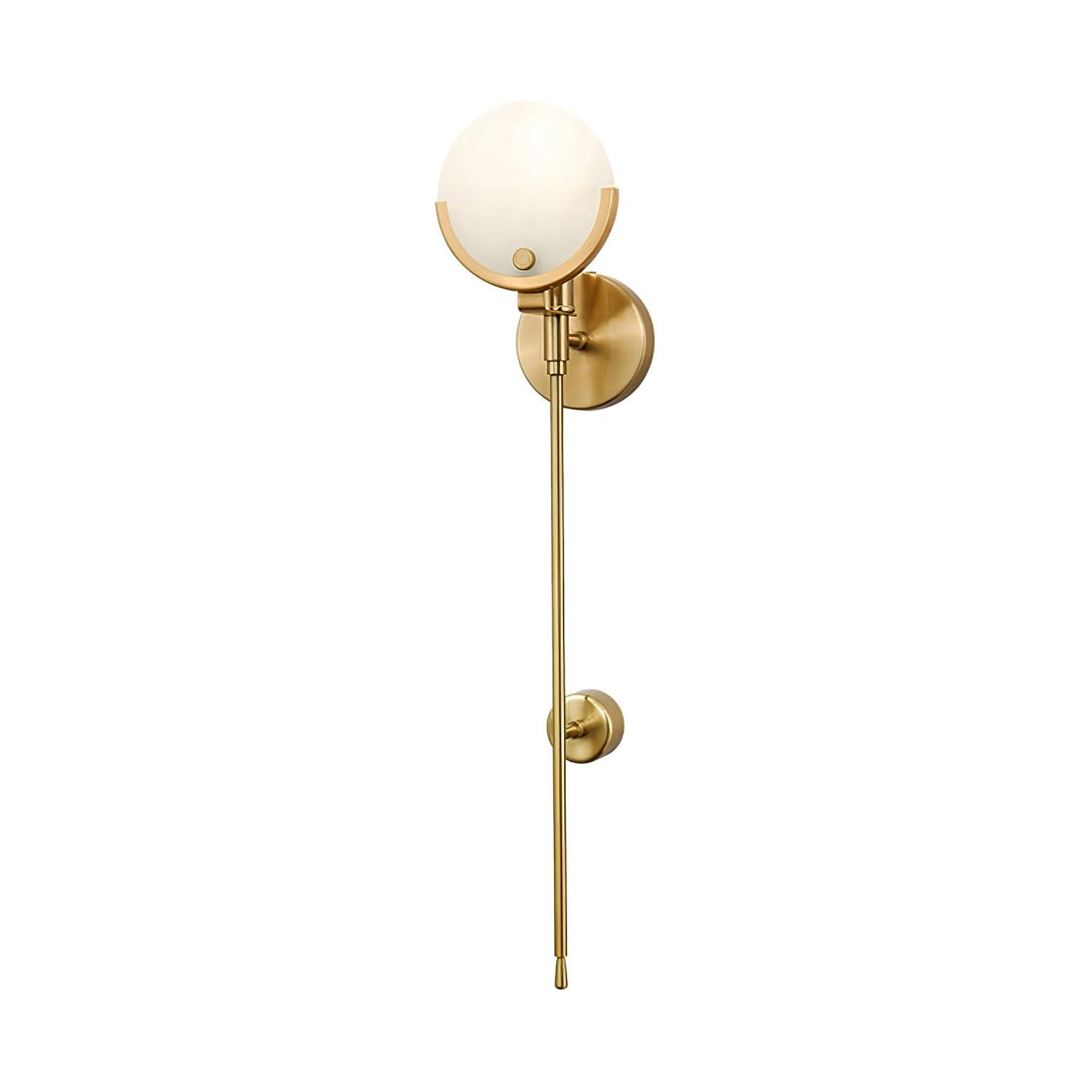 Metal Brass Spherical Bedroom Wall Lamp M88