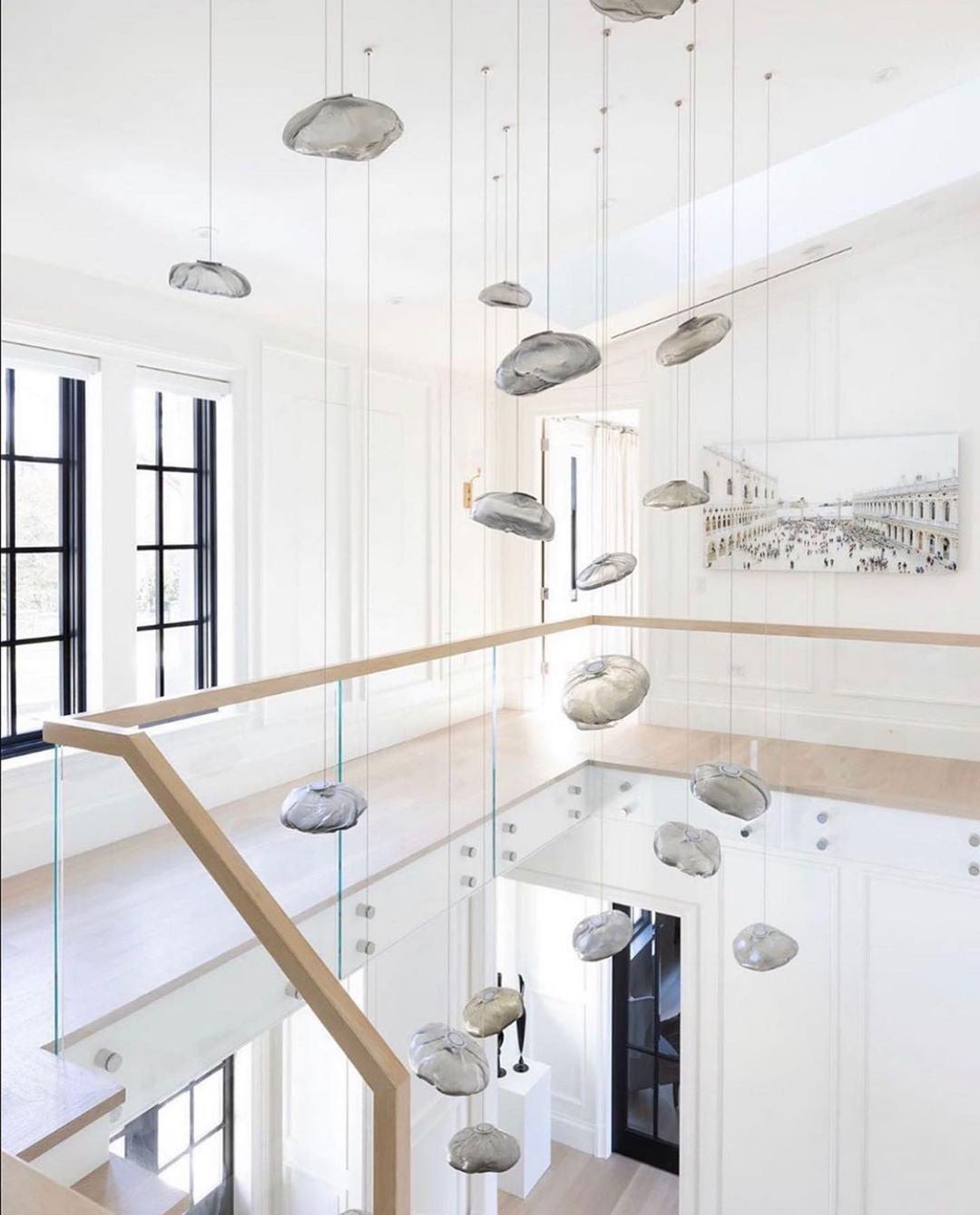 Multi-Head Irregular Glass Bubble Chandelier M180