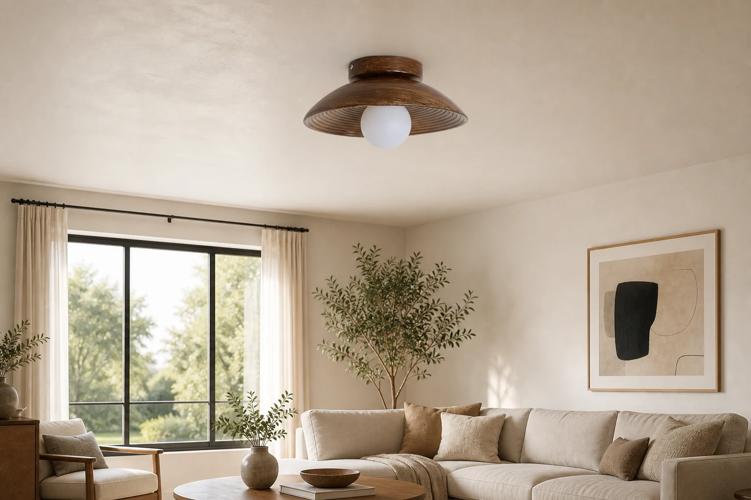 Lampa sufitowa Ovalune w stylu lifestylowym