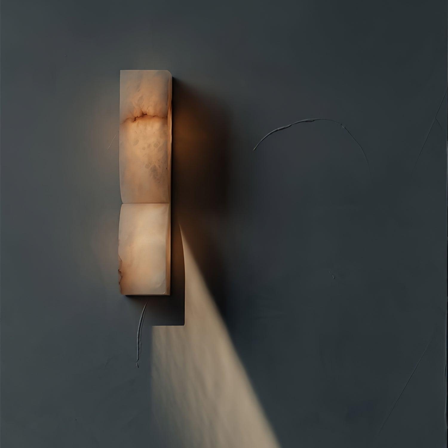 Rectangular Alabaster Wall Lamp D639