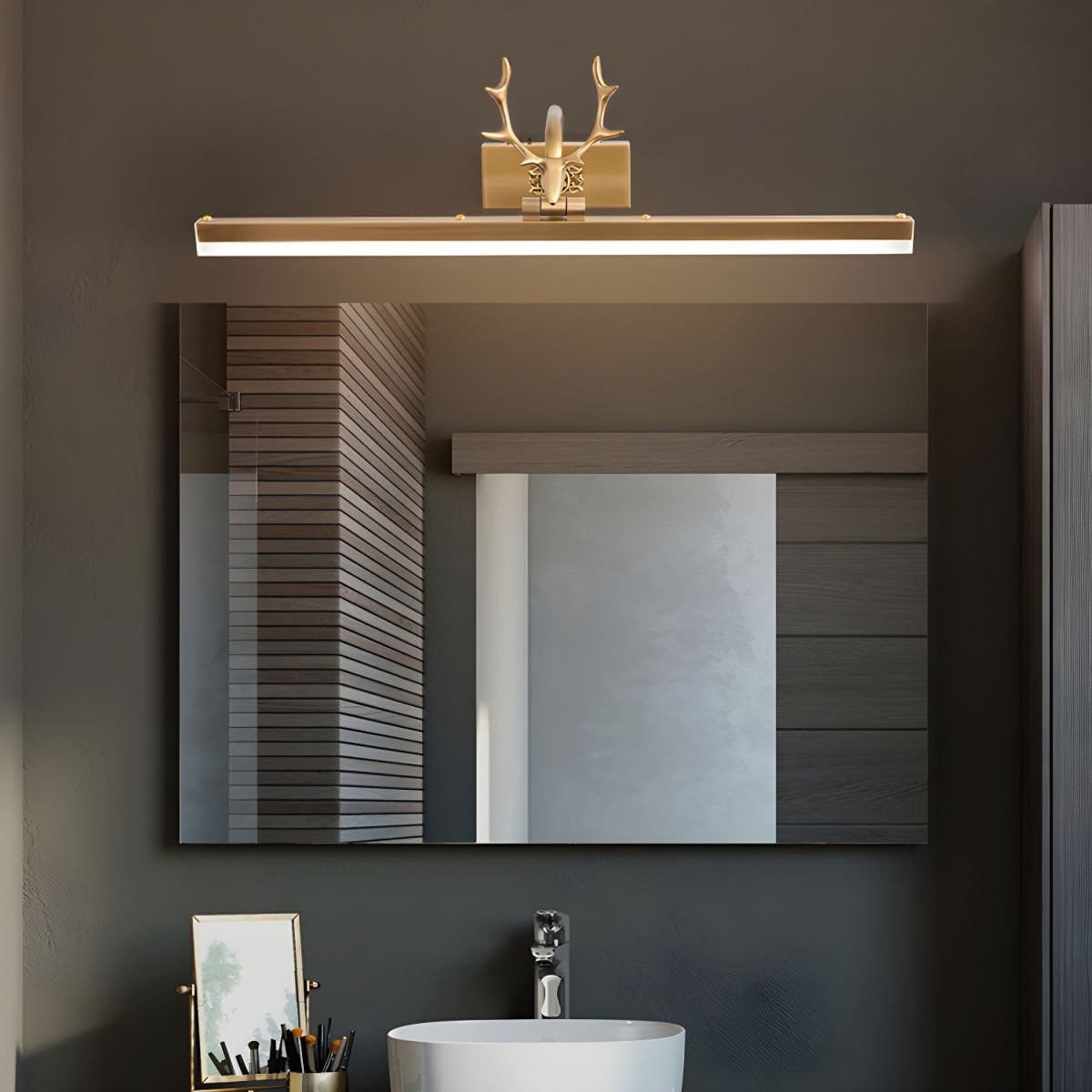 Metal Antler Linear Design Wall Lamp M97