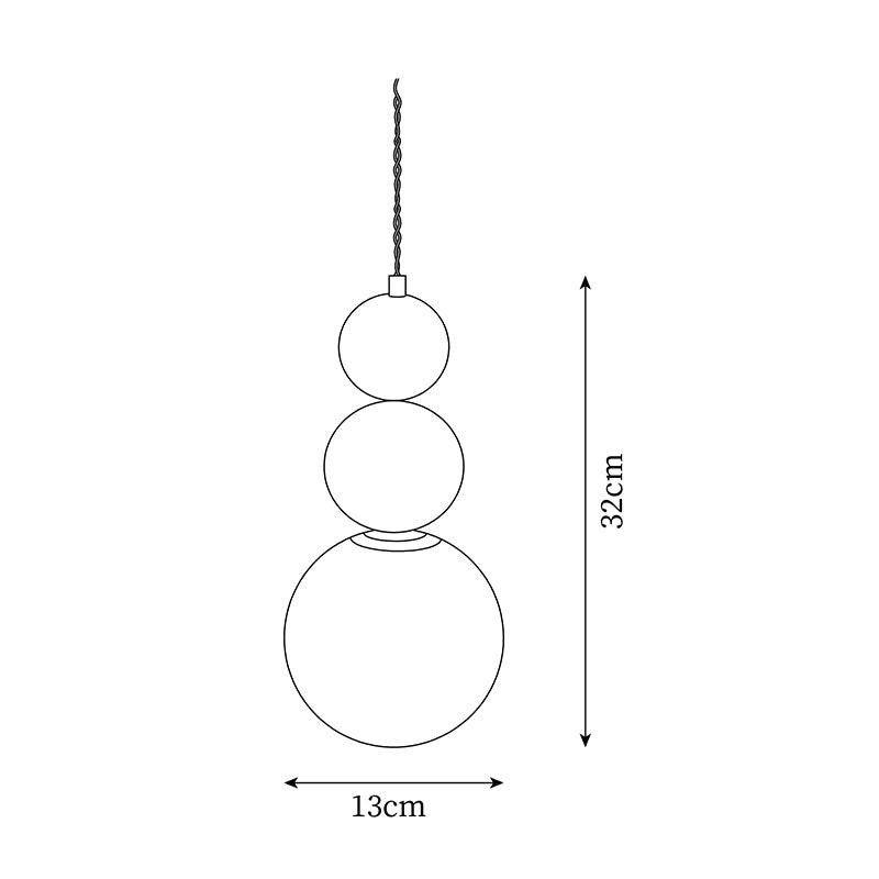 Nordic Cream Modern Simple Dot Pendant Lamp M387