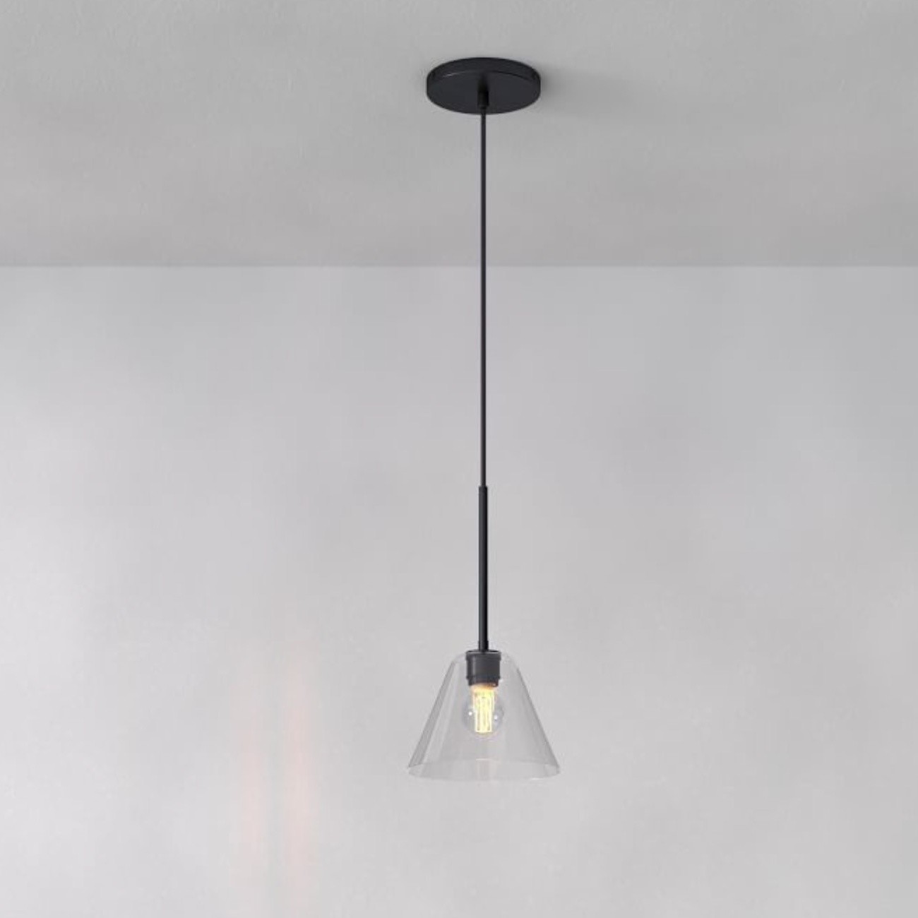 Conica Glass Cone Pendant Lamp – Modern Style Light for Any Room T104