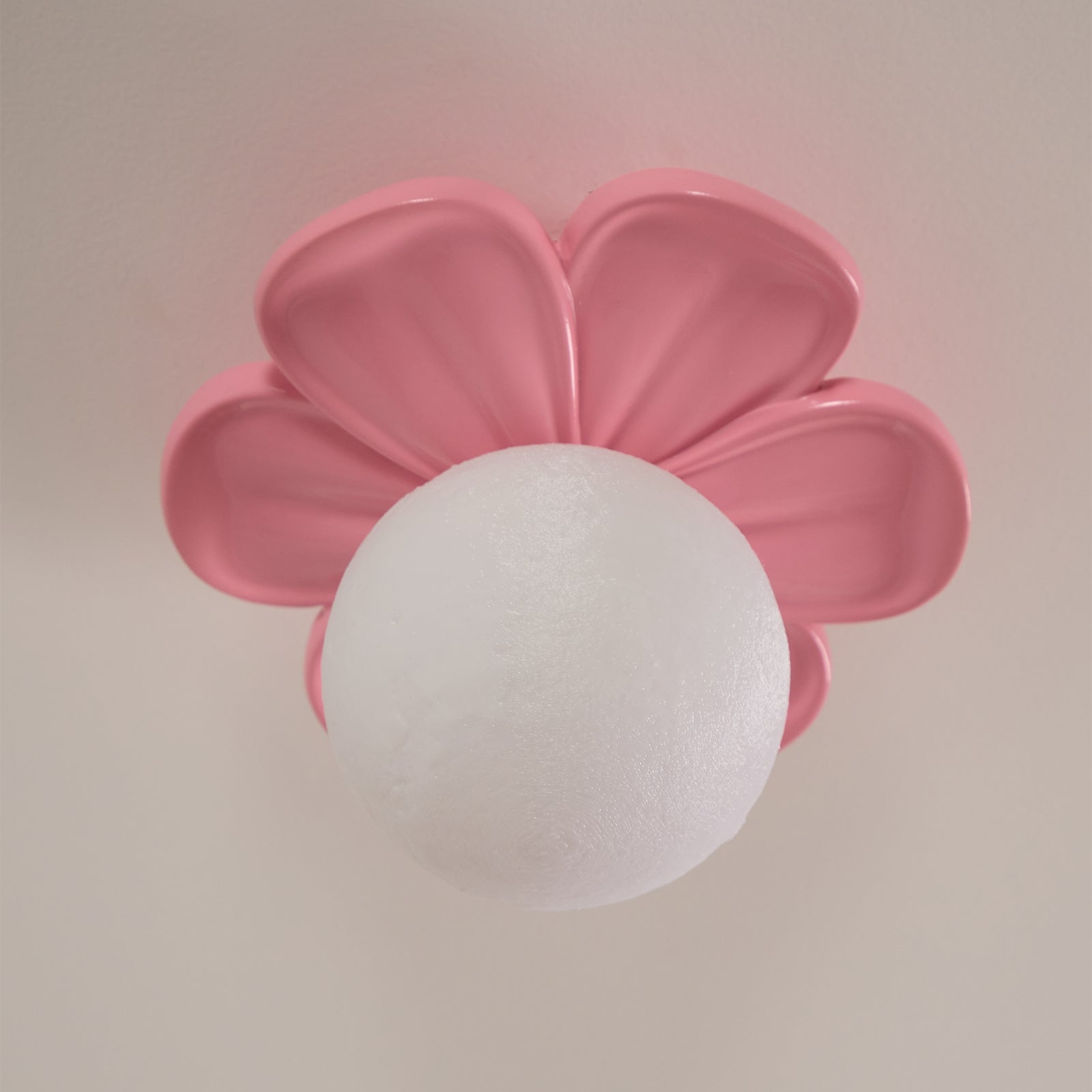 Cream Bloom Flower Ceiling Lamp D408