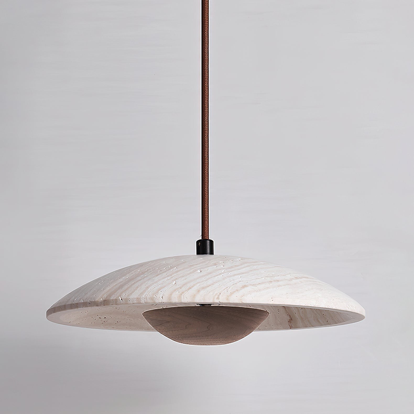 Cream Style Wood Pendant Lamp M422