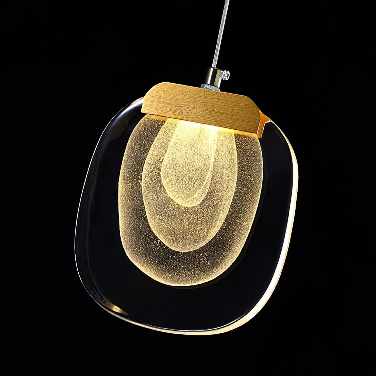 Glass Ripples Pendant Lamp M258