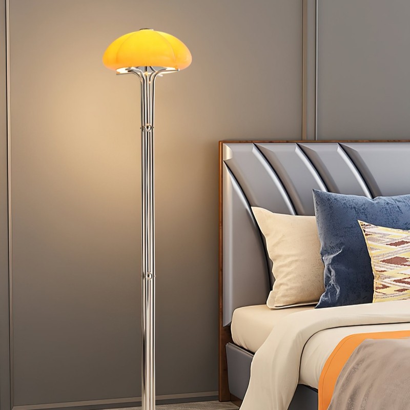 Pumpkin Glass Floor Lamp M278