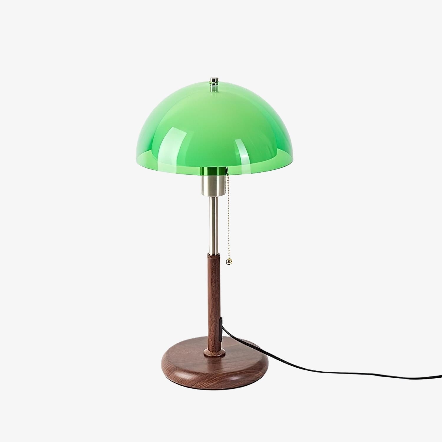 Afterglow Table Lamp Rounded Shade Bedside Accent Table Lamp - Modern Retro Style for Bedroom T582