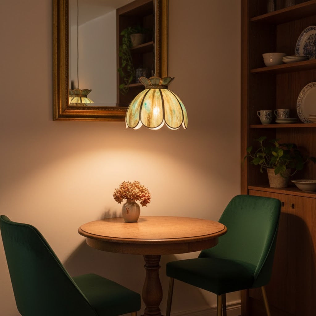 Retro Lotus Pendant Lamp D582