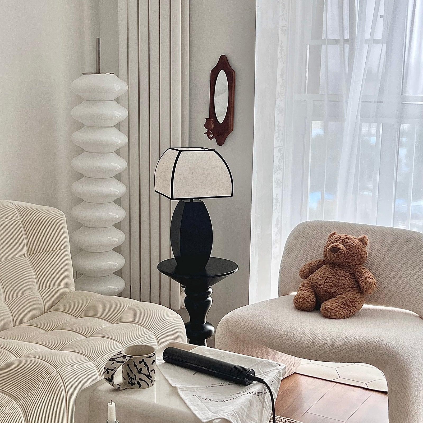 Retro Metal Mushroom Fabric Table Lamp M549