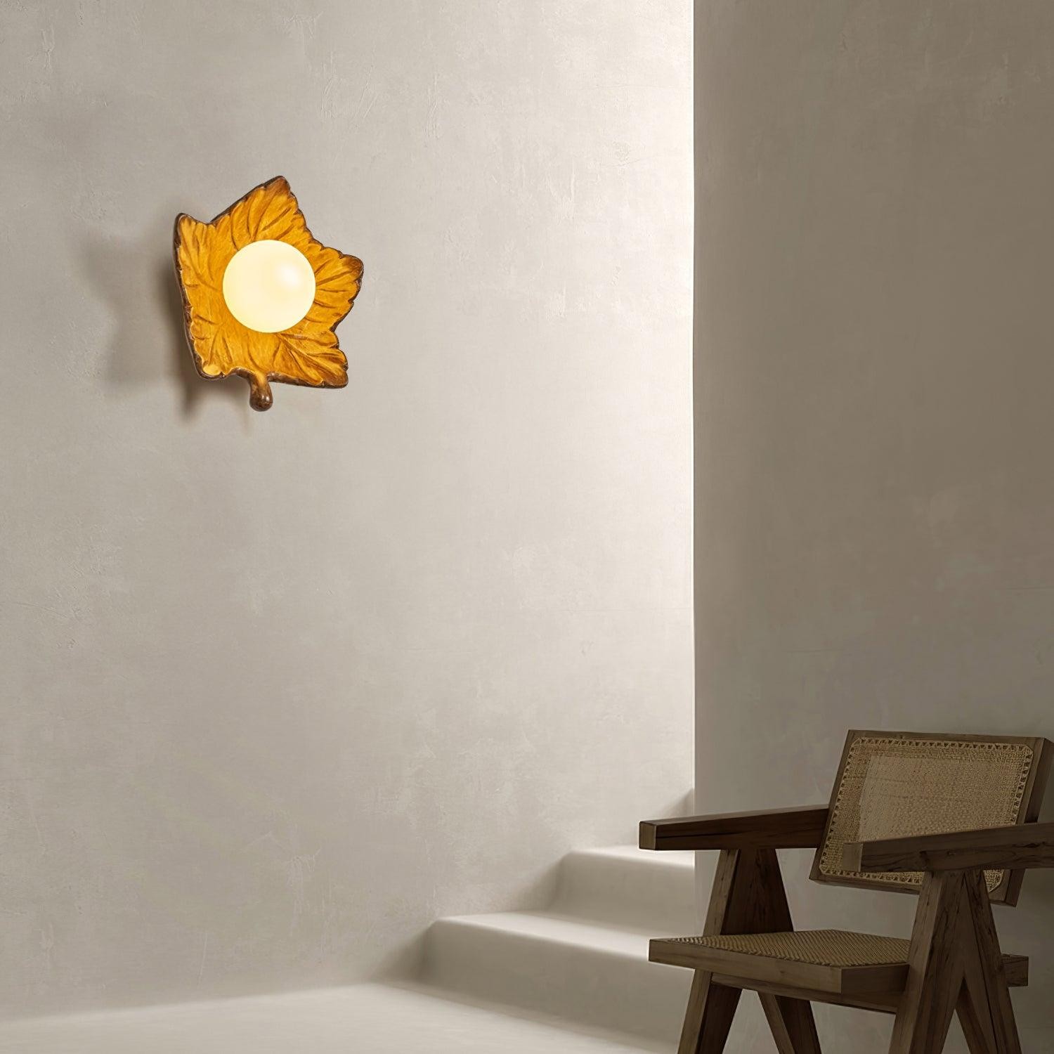 Maple Leaf Wall Light M362