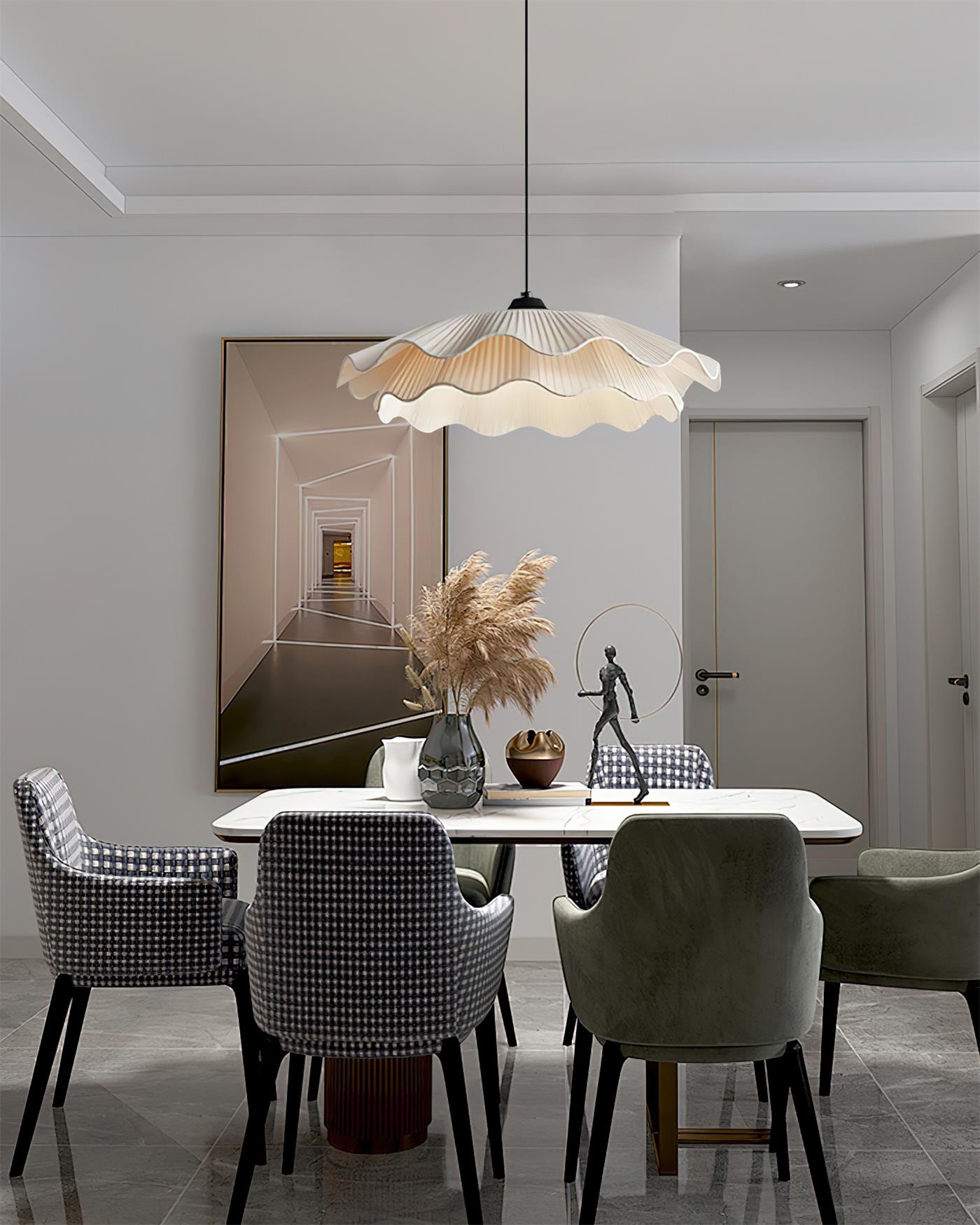 French Style White Pendant Light M181
