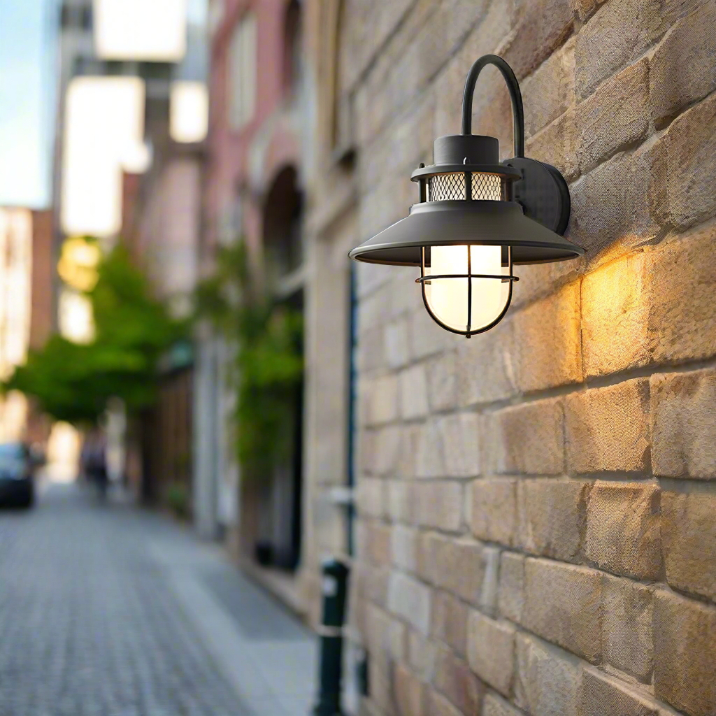 Luminous Outdoor Torch Metal Outdoor Wall Lamp D807