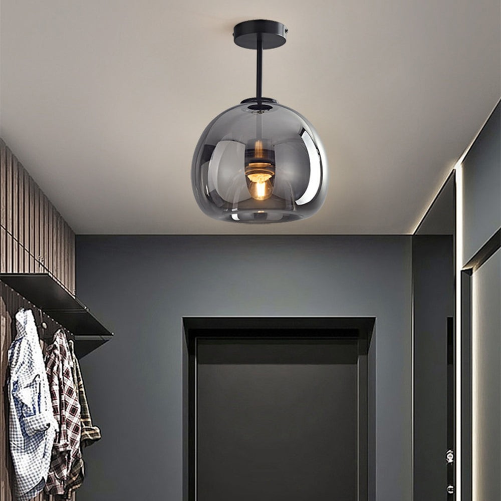 Retro Bubble Concave Glass Ceiling Lamp M104