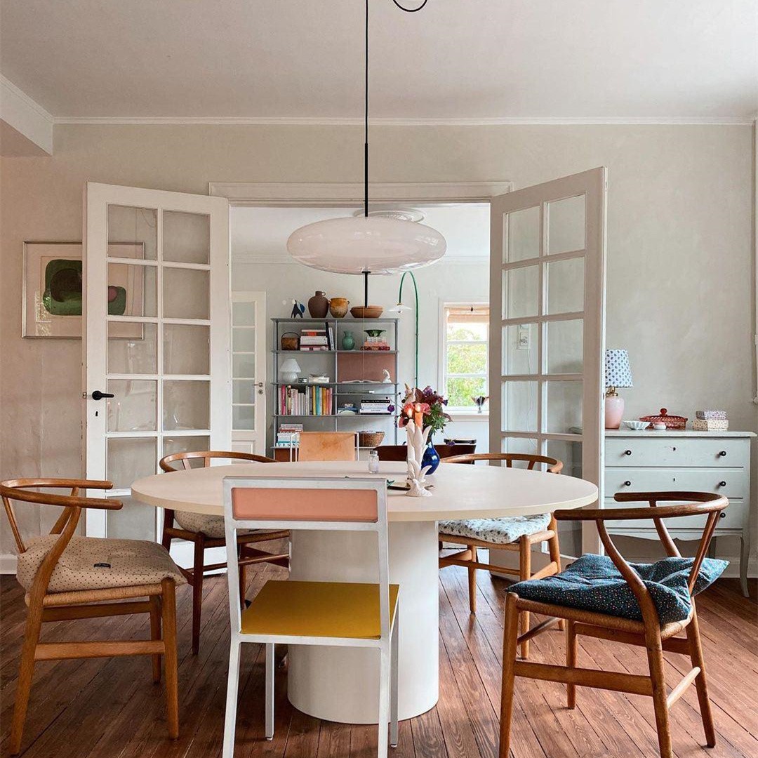 Modern Elliptical Shape Pendant Light