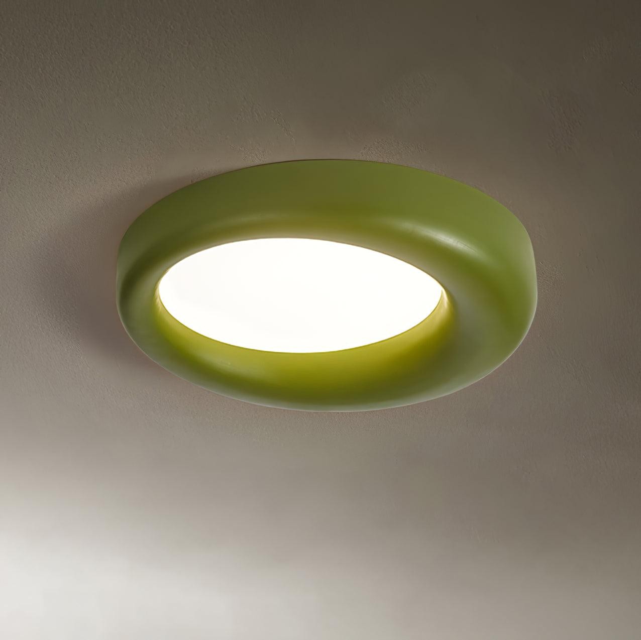 Center Offset Concentric Circle Acrylic Ceiling Lamp M413