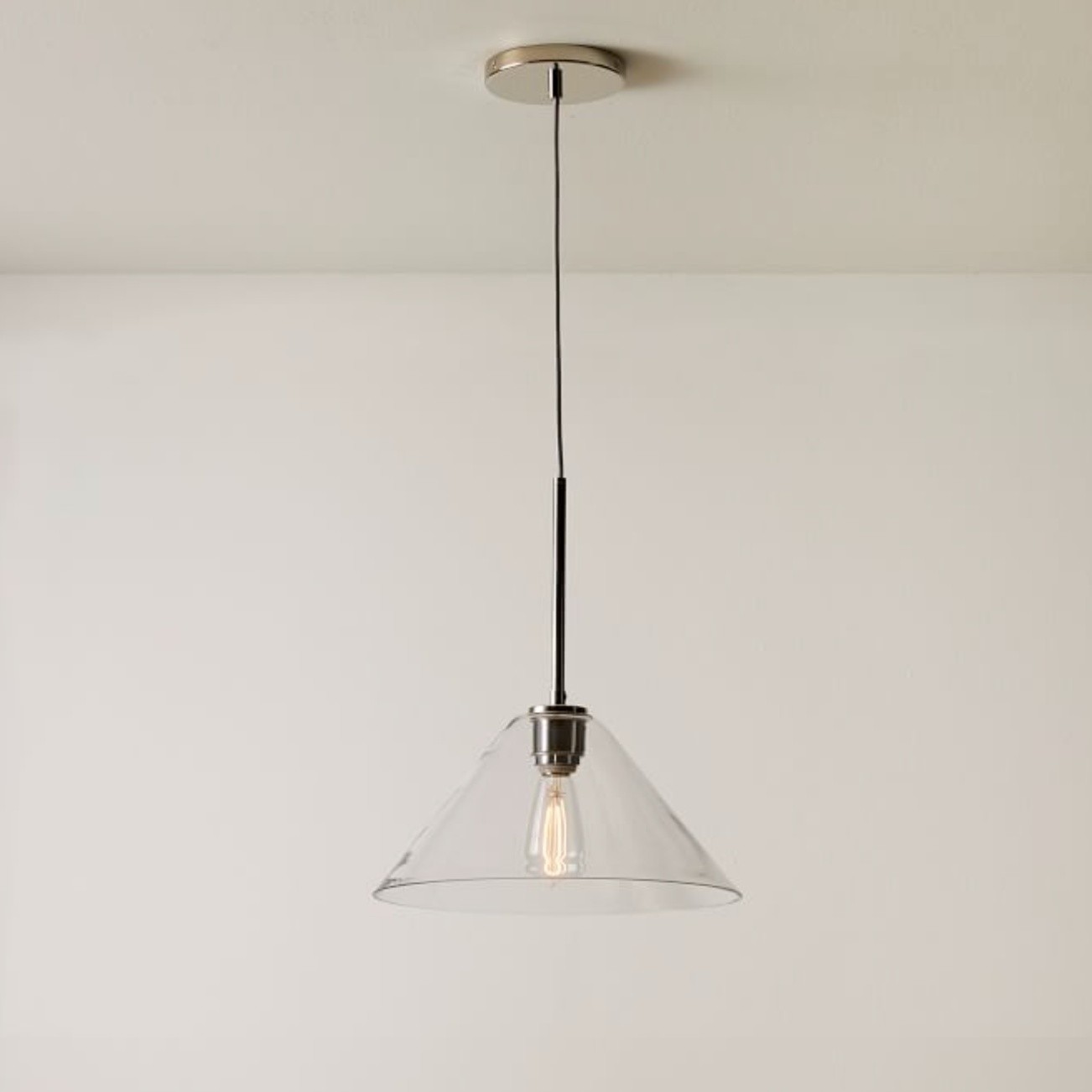 Conica Glass Cone Pendant Lamp – Modern Style Light for Any Room T104