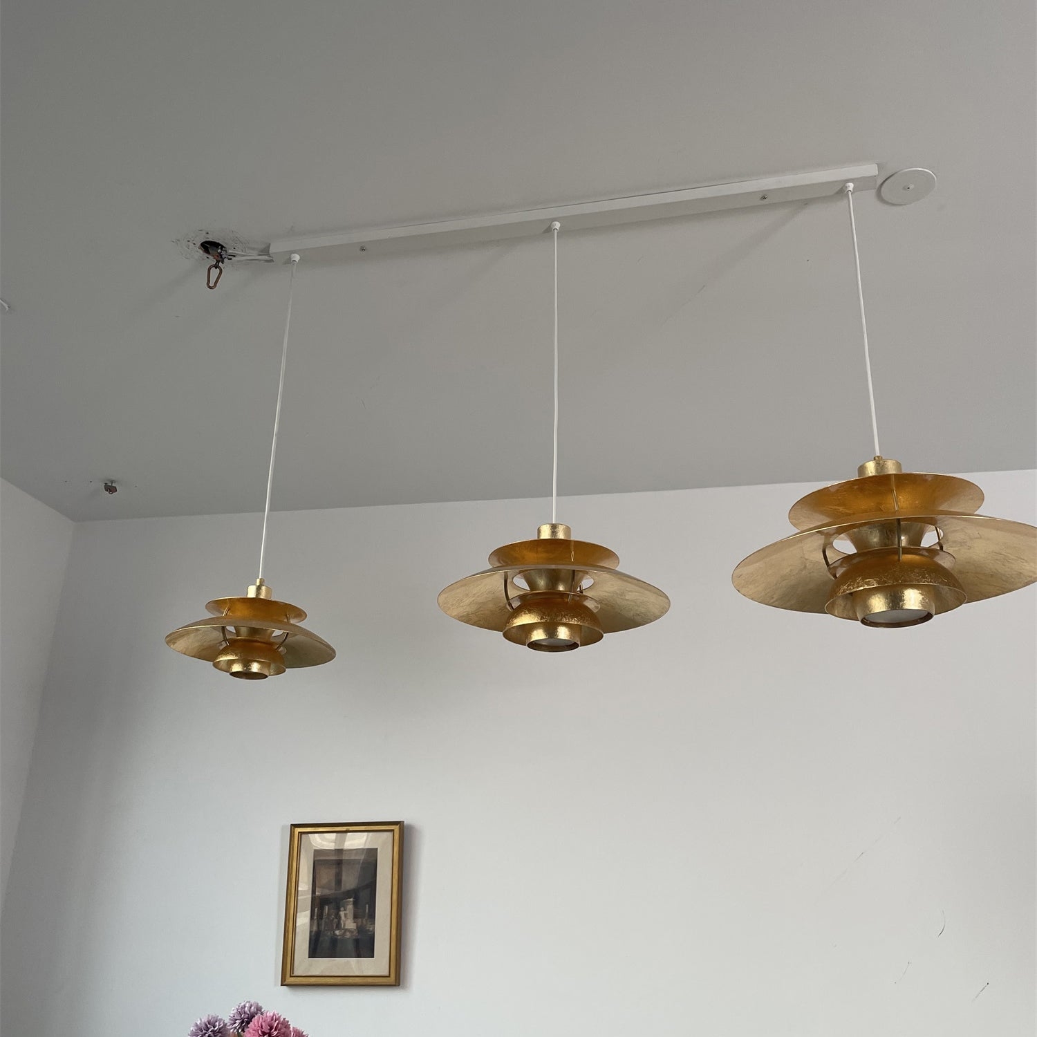 Gold Foil Layered Pendant Lamp D762