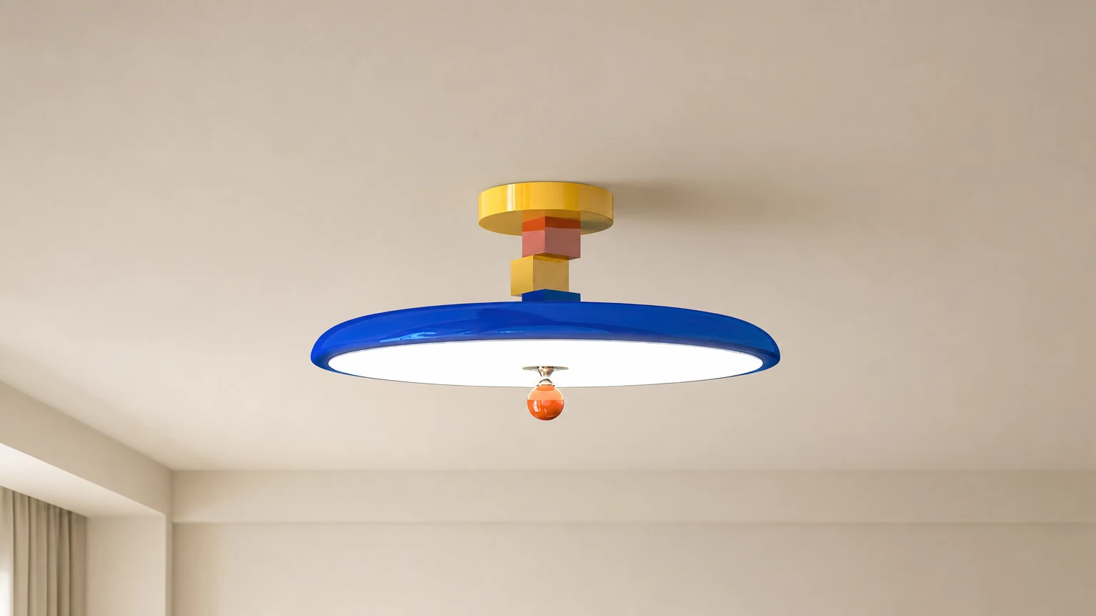 Lampa Sufitowa Zeno D143 pokazana w nowoczesnym pomieszczeniu