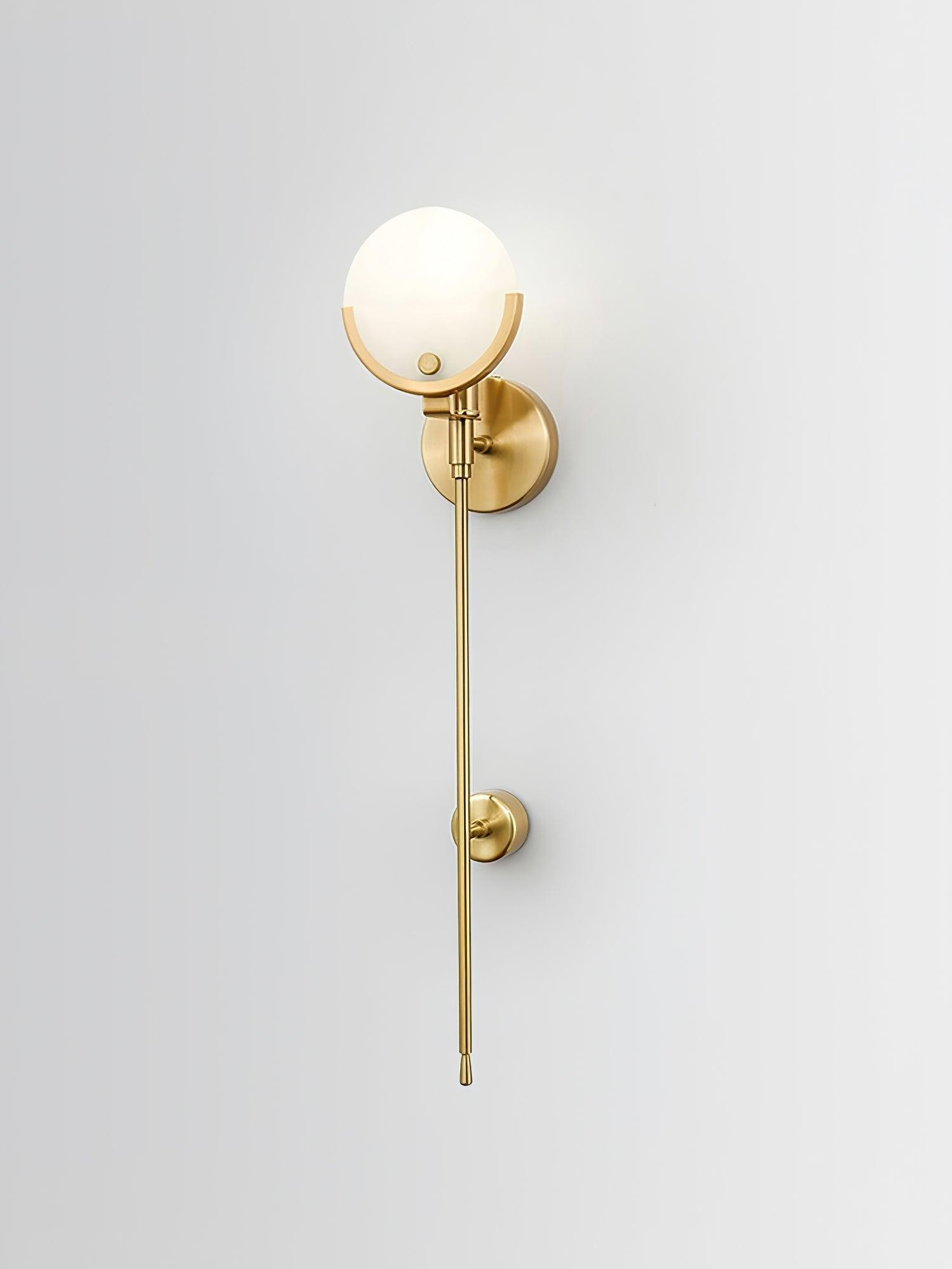 Metal Brass Spherical Bedroom Wall Lamp M88