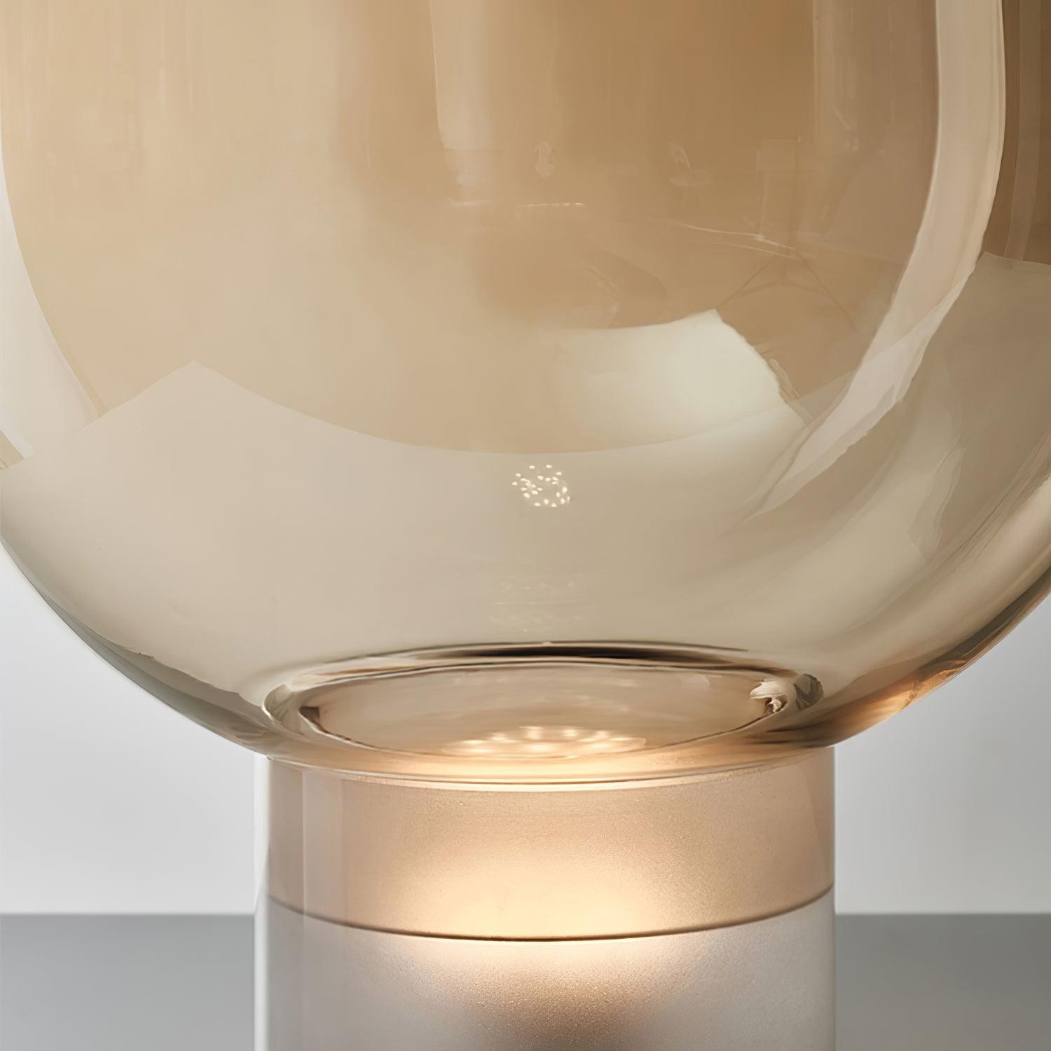 Nordic Simple Modern Luxury Glass Table Lamp For Study Room M412