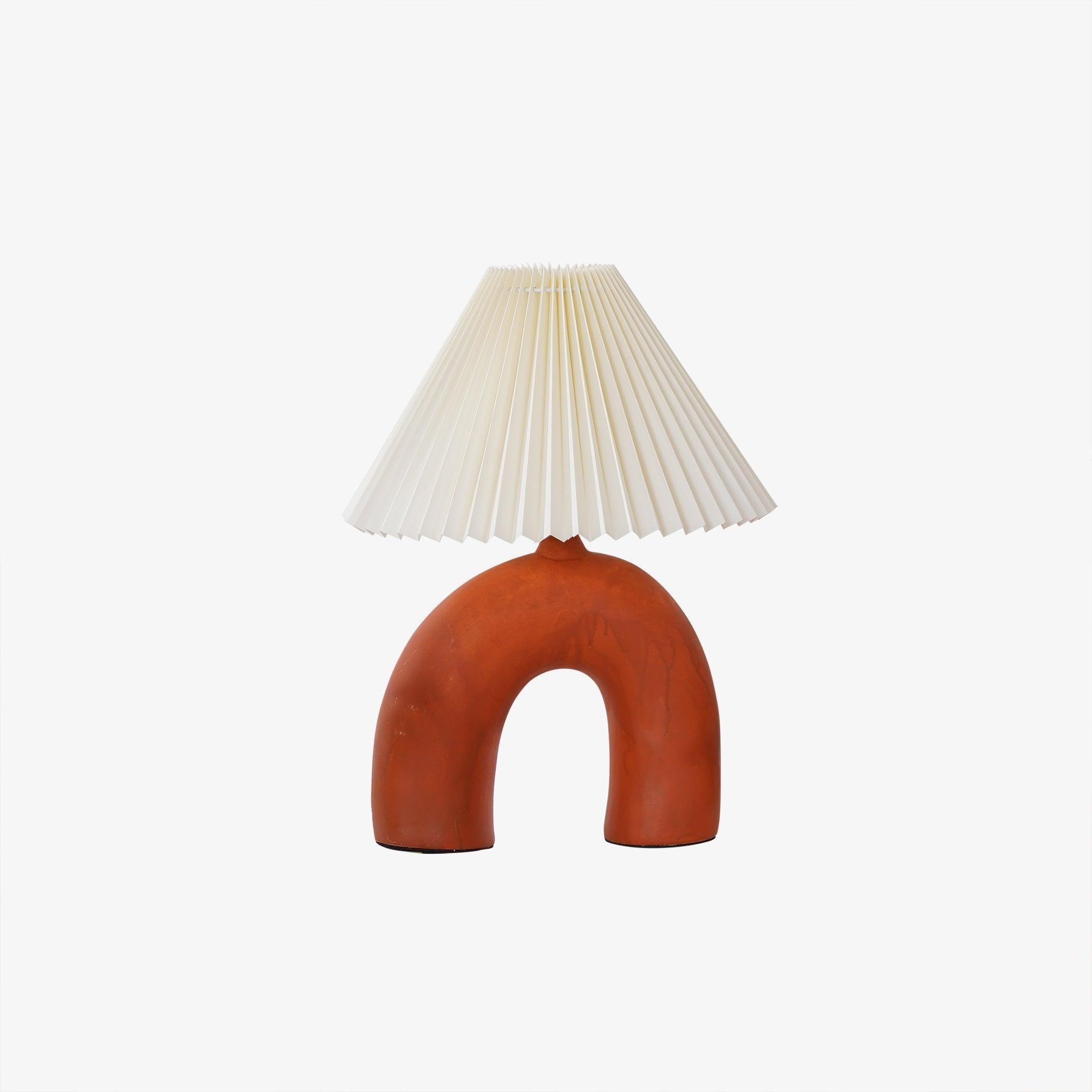 Arched Pleated Table Lamp M495