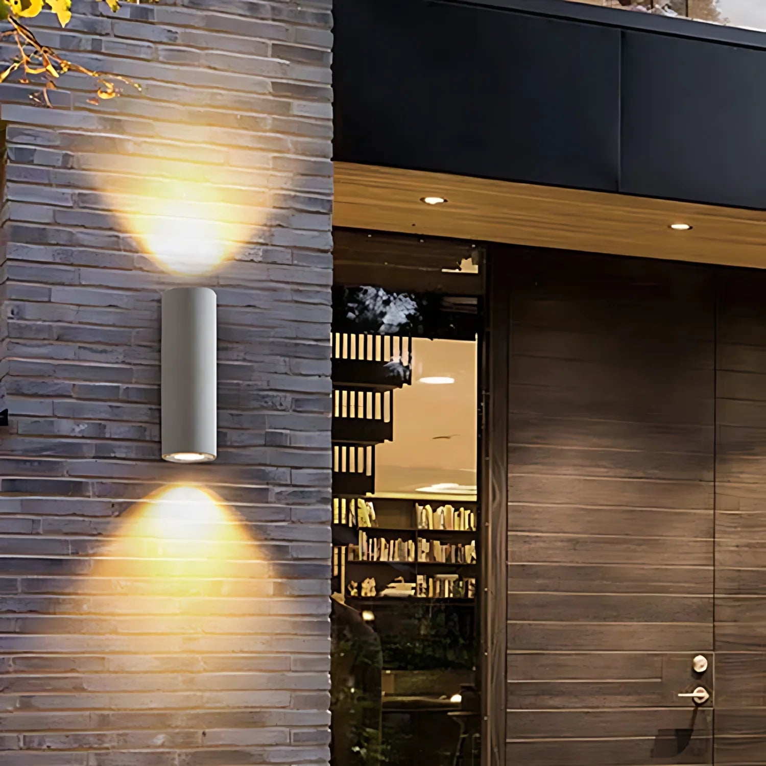 Midnight Glow Minimalist Cement Indoor Outdoor Wall Light D777