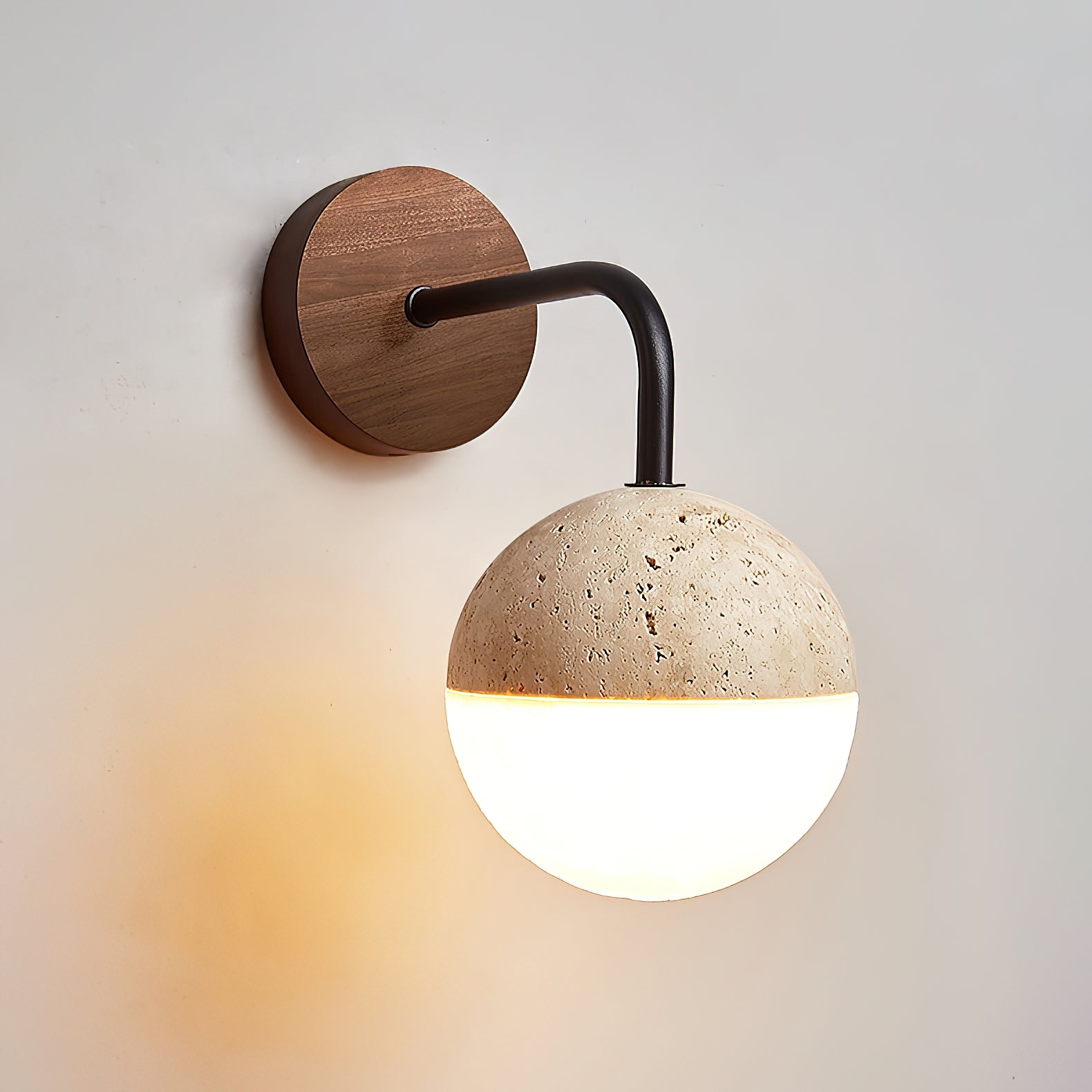 Tia Travertine Wall Lamp D662