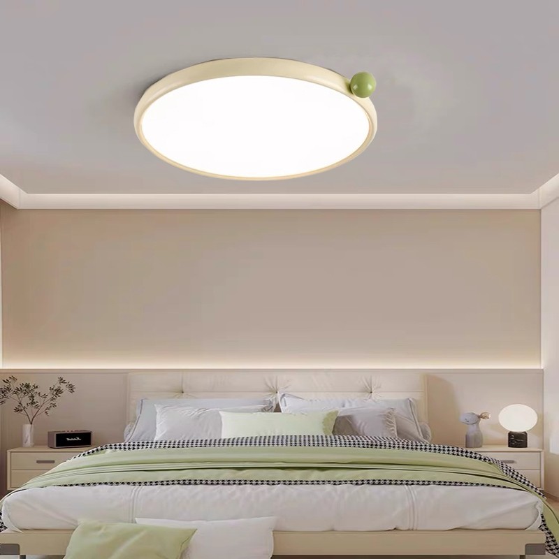 Minimalist Disc Cream Style Ultra-thin Ceiling Lamp M543
