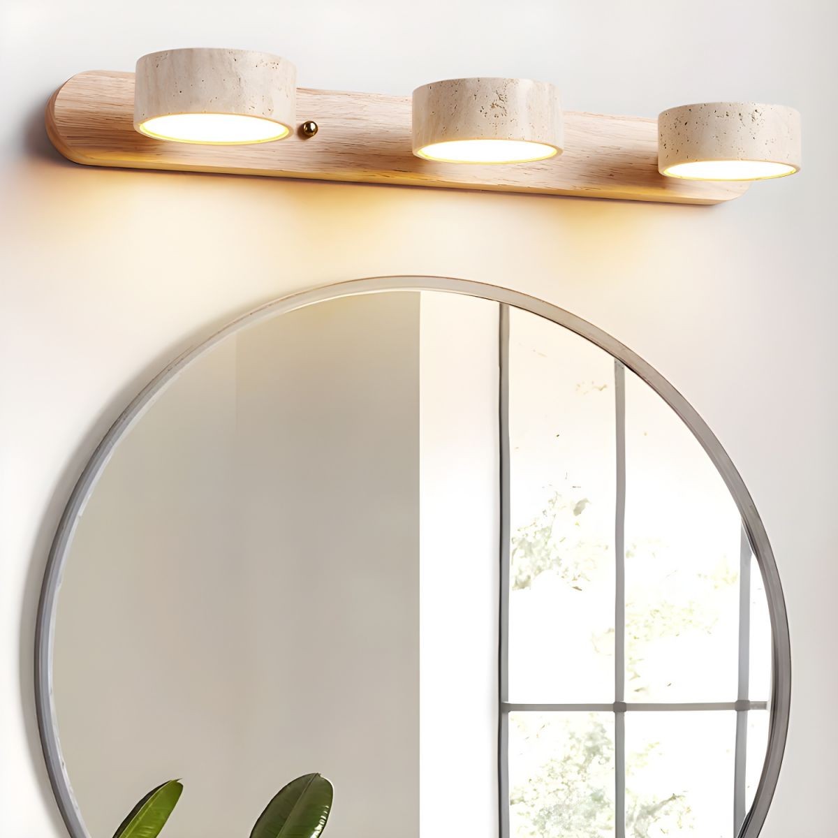Natural Travertine Dual Wall Lamp G115