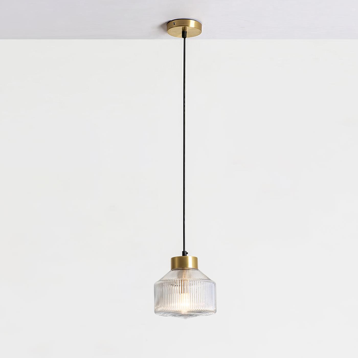 Striped Spinning Top Pendant Light M21