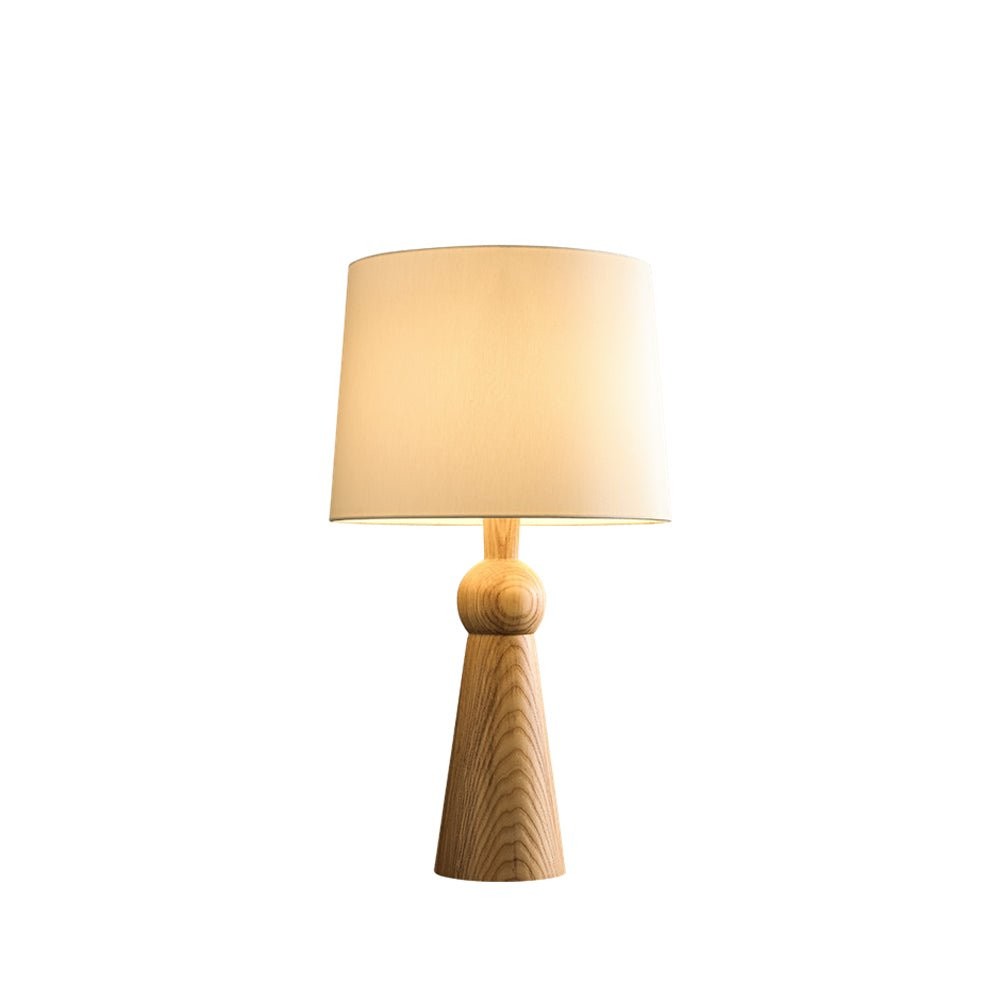 Nordic Retro Solid Wood Fabric Table Lamp M87