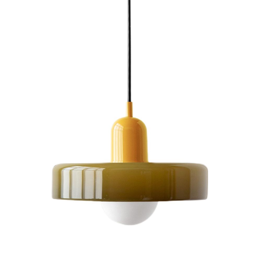 Morandi Glass Disc Orb Pendant Lamp S85