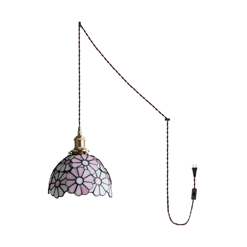 Suka Floral Plug In Pendant Lamp D132
