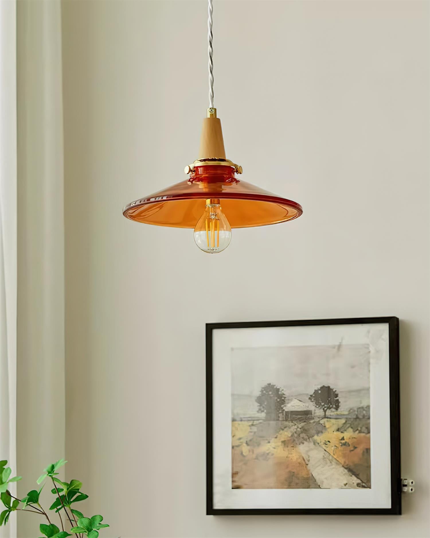 Nordic Brass Glass Pendant Lamp M286