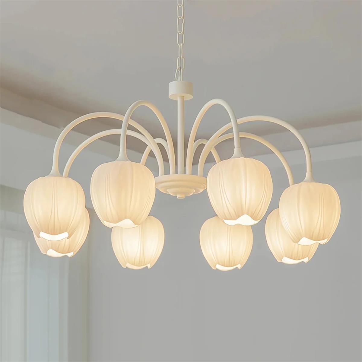 Tulip Matcha Chandelier D364