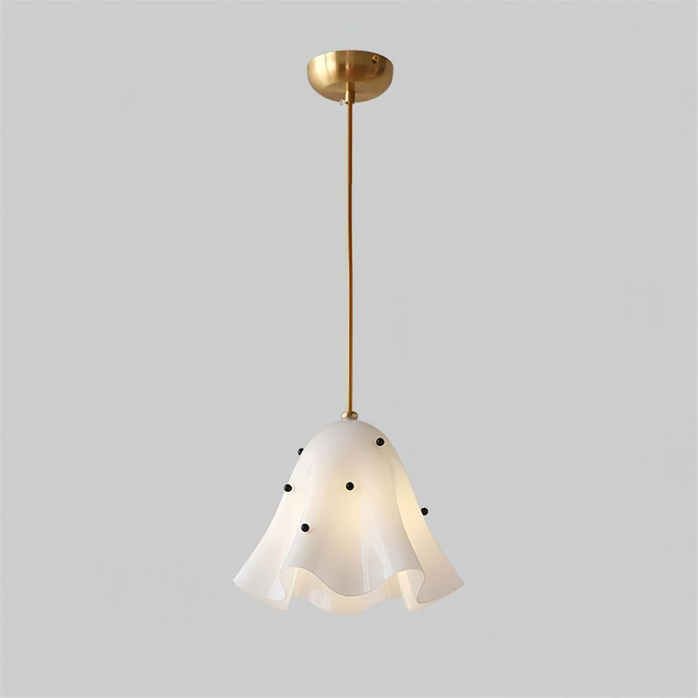 Bellina Artistic Glass Pendant Light - Modern Bloom Inspired Hanging Ceiling Lamp T279