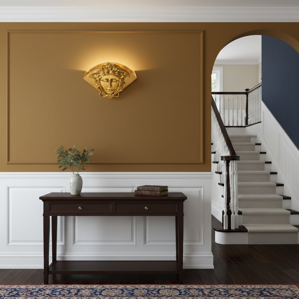 Sphinx Brass Wall Lamp D744