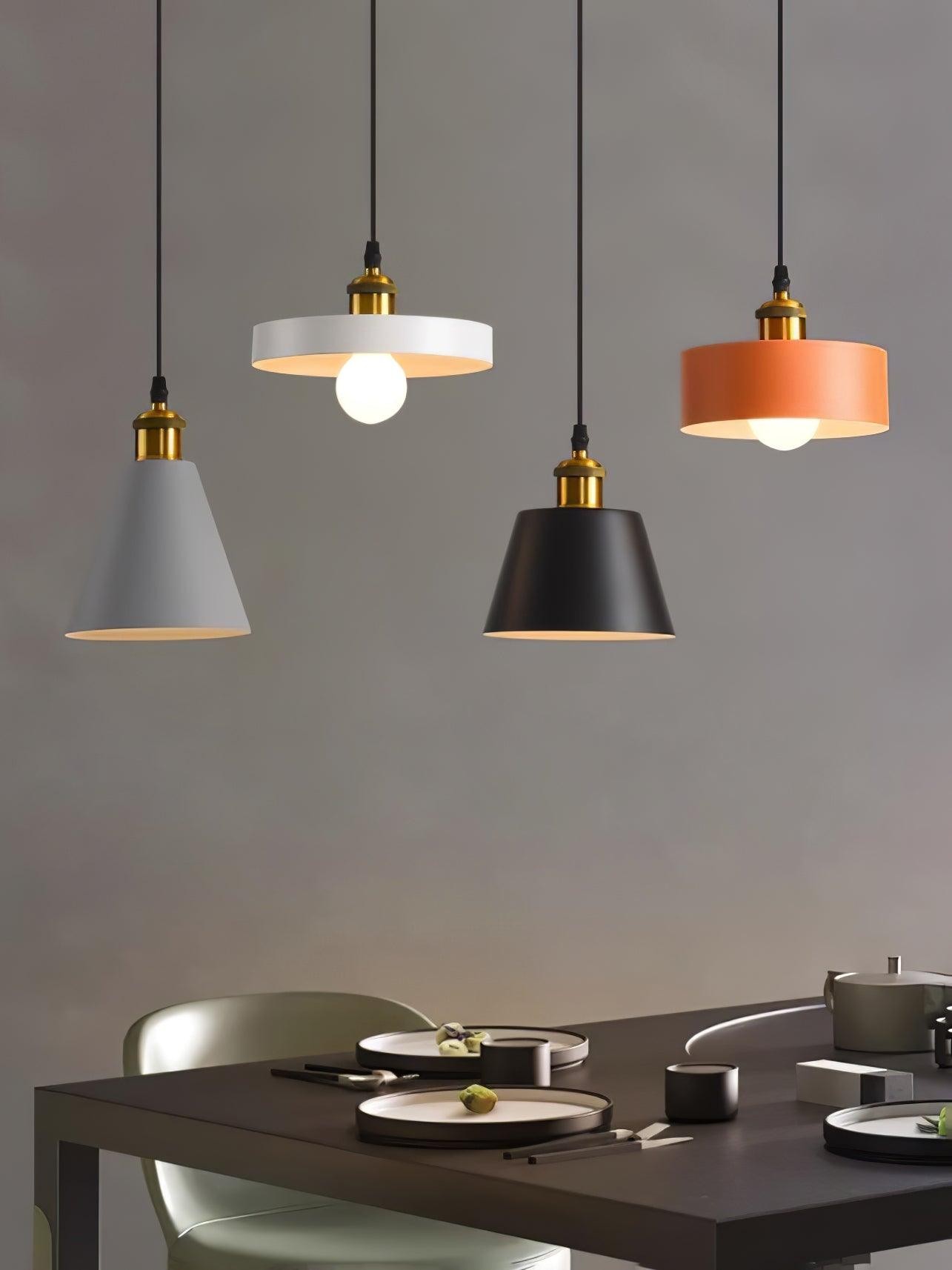 Modern Resin Geometric Pendant Lamp M432