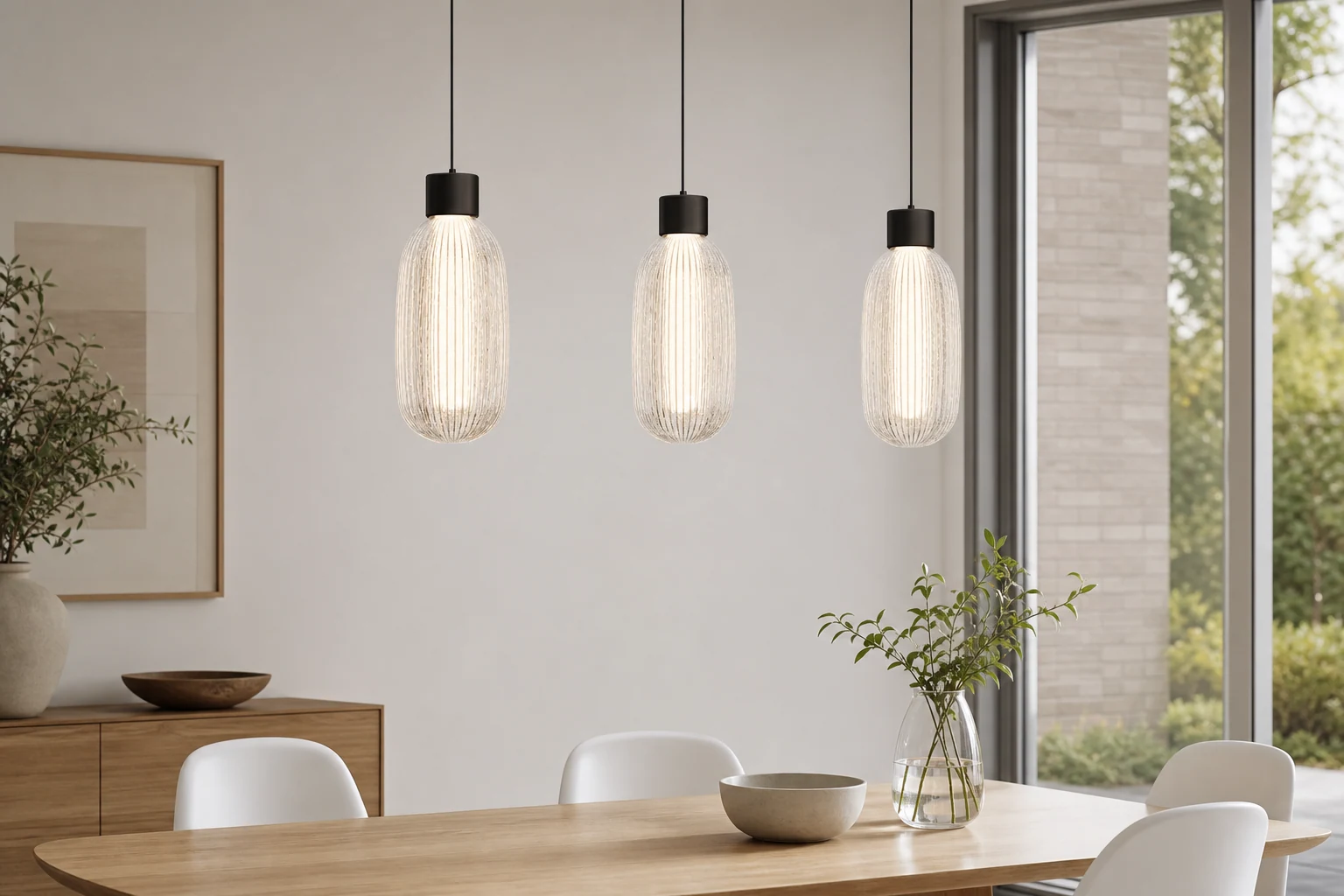 Lampa wisząca Nordic Striped Lantern M469 w stylu lifestylowym