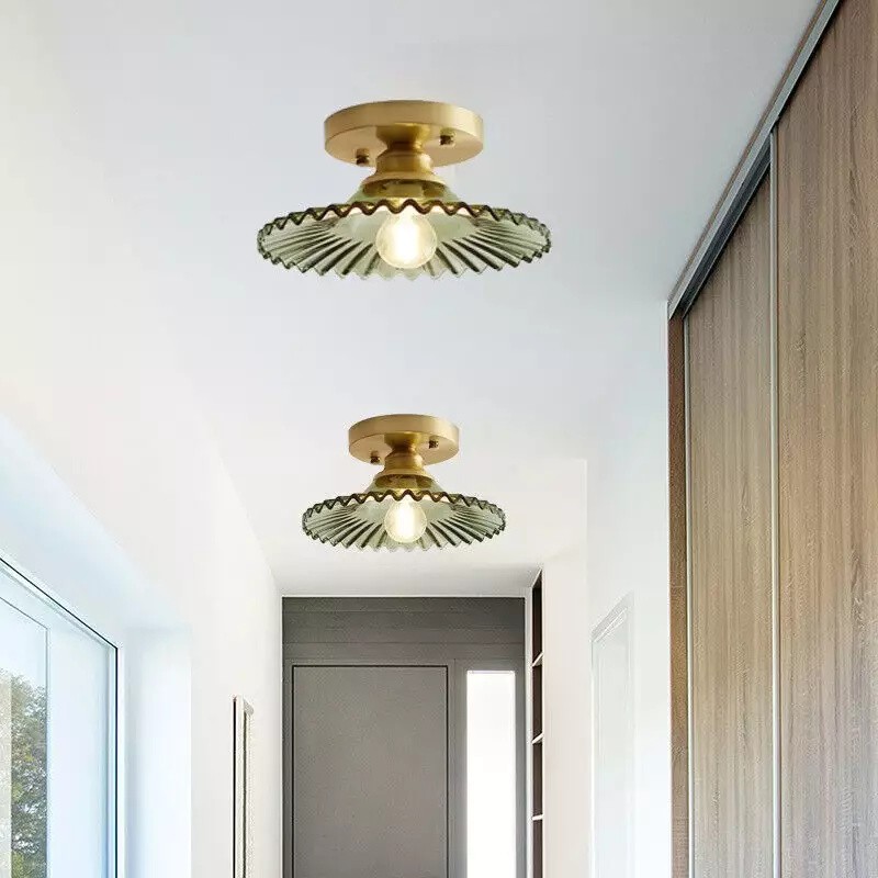 Japanese Retro Glass Ceiling Lamp S60