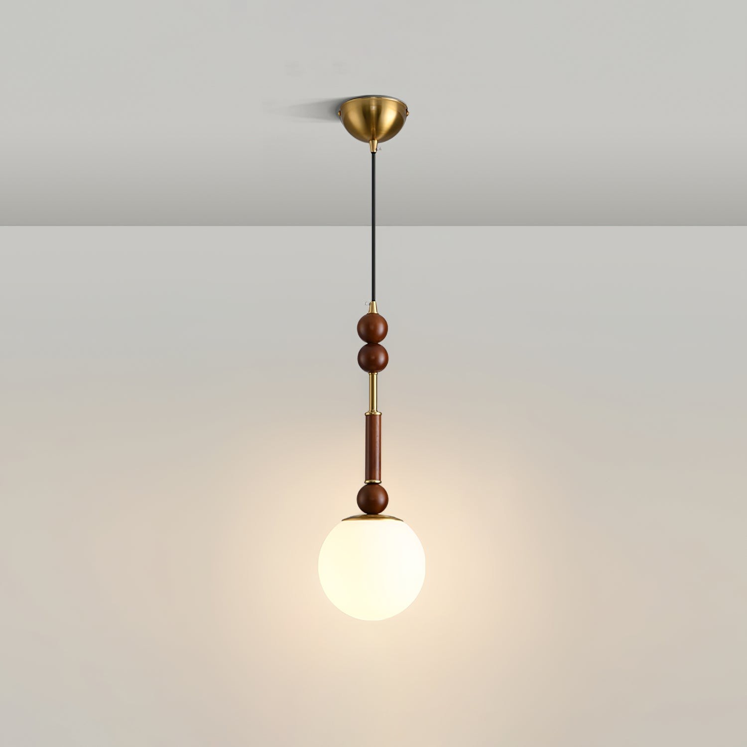 Retro Solid Wood Series Pendant Lamp M524