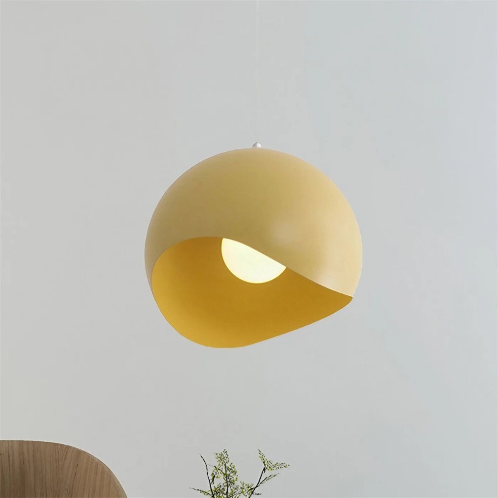 Nordic Macaron Eggshell Metal Pendant Lamp S105
