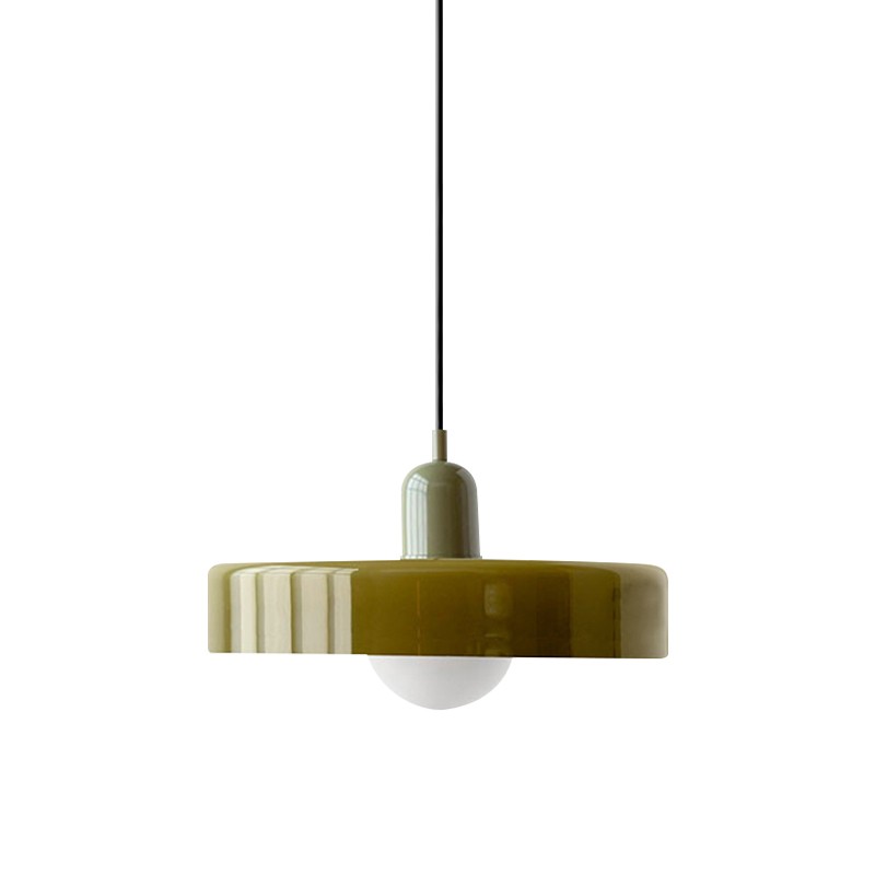 Morandi Glass Disc Orb Pendant Lamp S85